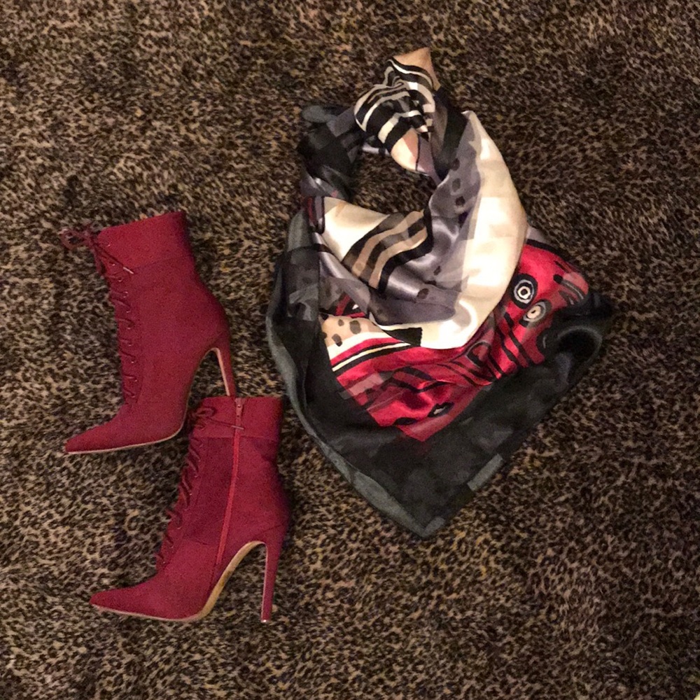 Silky Multicolor Fashion Scarf